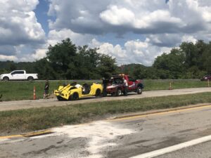 Three injured in three-vehicle wreck